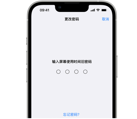 陆河iPhone屏幕维修分享iPhone屏幕使用时间密码忘记了怎么办 