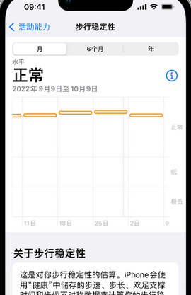 陆河iPhone手机维修如何在iPhone开启'步行稳定性通知'