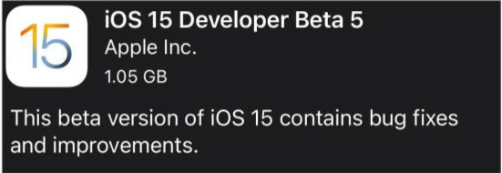 陆河苹果手机维修分享如何升级到iOS15.0 beta5 